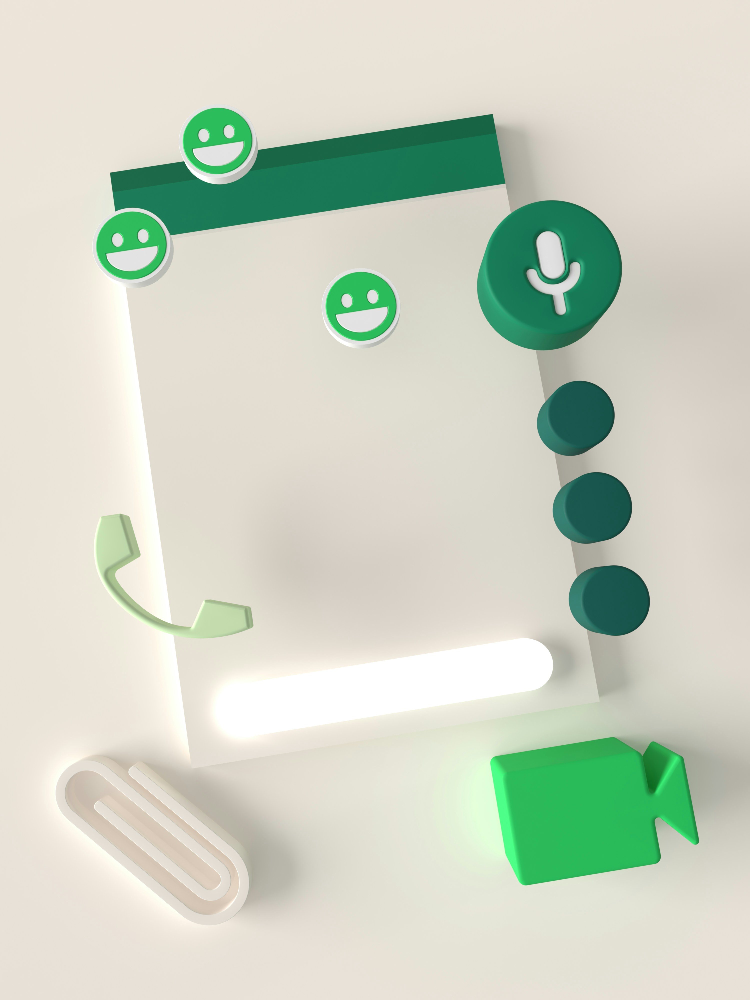Various contact methods displayed visually
